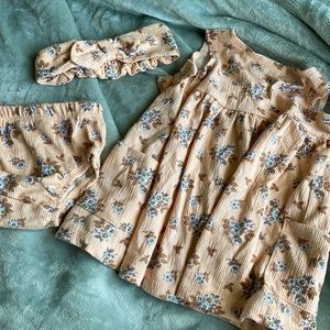 3 piece set for baby girl